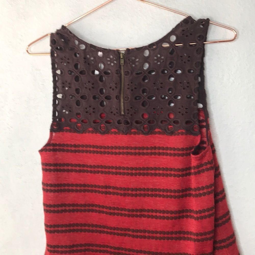 Free people boho peplum‎ crocheted blouse - Picture 5 of 6